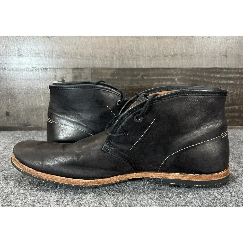 Timberland Boot Company Wodehouse Lost History Black Leather Chukka Boots US 9